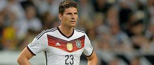 Nicht nur der Blick ging is Leere. Mario Gomez.