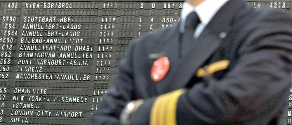 Nicht mit mir. Der Konflikt zwischen der Lufthansa und der Pilotenvereinigung Cockpit kommt offenbar nicht voran.