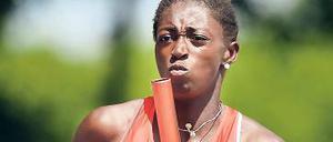 Bei der Junioren-WM holte Lisa Kwayie mit der deutschen 4 x 100 Meter Staffel Bronze.