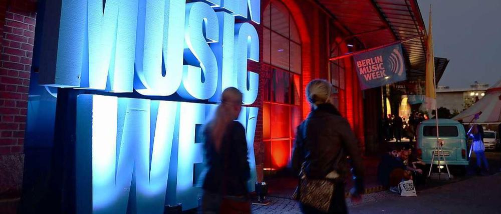Das Berlin Music Week-Zentrum im Postbahnhof am Ostbahnhof.