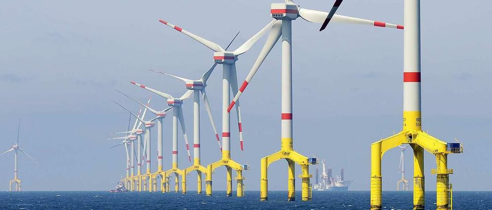 Öko-Strom, vor allem der auf hoher See erzeugte, treibt die Energiekosten.