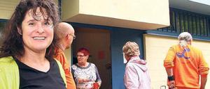 Alex Benkel, die ehrenamtliche Vorsitzende des Fördervereins der Suppenküche Lichtenrade.