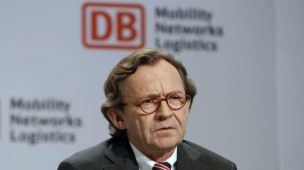 Bahn-Personalvorstand Ulrich Weber: "So geht das Tarifgeschäft nicht"