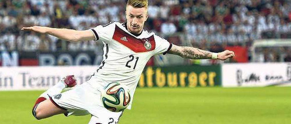 Zeitlos gut. Die Dynamik und Abschlussstärke von Marco Reus kann jede Mannschaft gebrauchen – auch die Nationalelf.