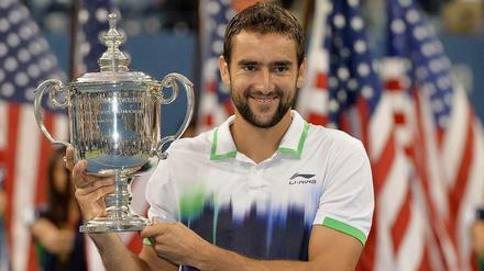 Hat gut lachen: Marin Cilic bricht die Dominanz von Nadal, Federer und Djokovic. 