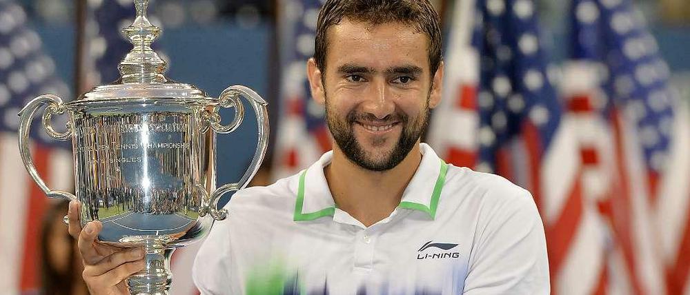 Hat gut lachen: Marin Cilic bricht die Dominanz von Nadal, Federer und Djokovic.