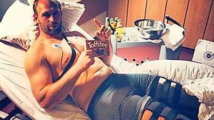 Dieses Foto postete Robert Harting am Donnerstag im Internet.