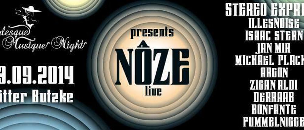 Der Ritter Butzke lädt zur Burlesque Music Night. 
