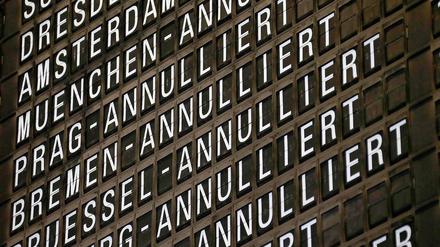 Die Lufthansa streikt am Mittwoch in München.