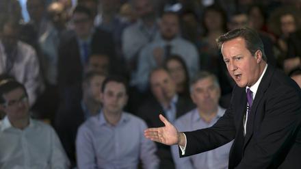 Cameron wirbt in Schottland
