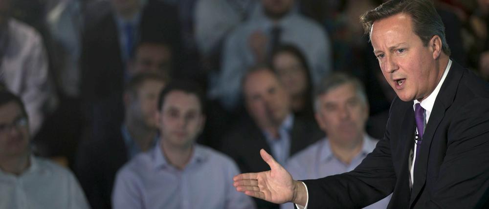 Cameron wirbt in Schottland