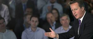 Cameron wirbt in Schottland