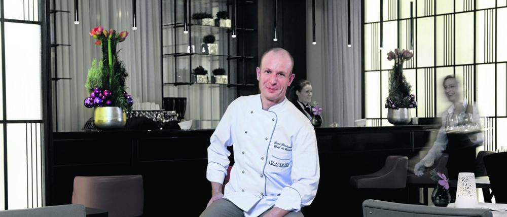 Schnelle Soße. Seit Januar 2013 ist Roel Lintermans Chefkoch im Restaurant „Les Solistes by Pierre Gagnaire“ im Waldorf Astoria an der Hardenbergstraße.