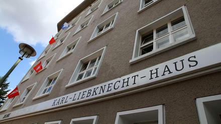 Linken-Parteizentrale am Berliner Rosa-Luxemburg-Platz