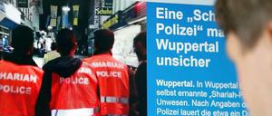 Berichterstattung im Internet über die "Scharia-Polizei" in Wuppertal.