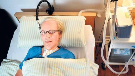 Benedict Maria Mülder hat ALS und sagt: Die "Ice Bucket Challenge" hat nichts mit der Krankheit zu tun.