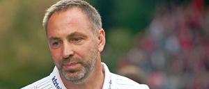 Noch kein Sieg in Liga zwei mit Union. Norbert Düwel.