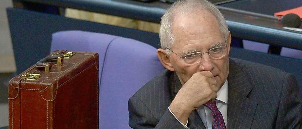 Will alle Steuern einnehmen: Wolfgang Schäuble.