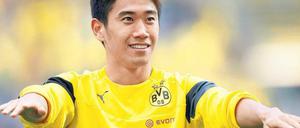 Neuer alter Dirigent. Dortmunds Rückkehrer Shinji Kagawa leitete das 1:0 ein und erzielte das 2:0 gleich selber.
