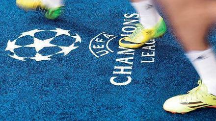 Beliebter Laufweg. Die Champions League ist weltweit die wichtigste Liga im Fußball. 