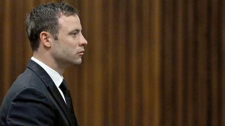 Oscar Pistorius bei der Urteilsverkündung am Freitag.