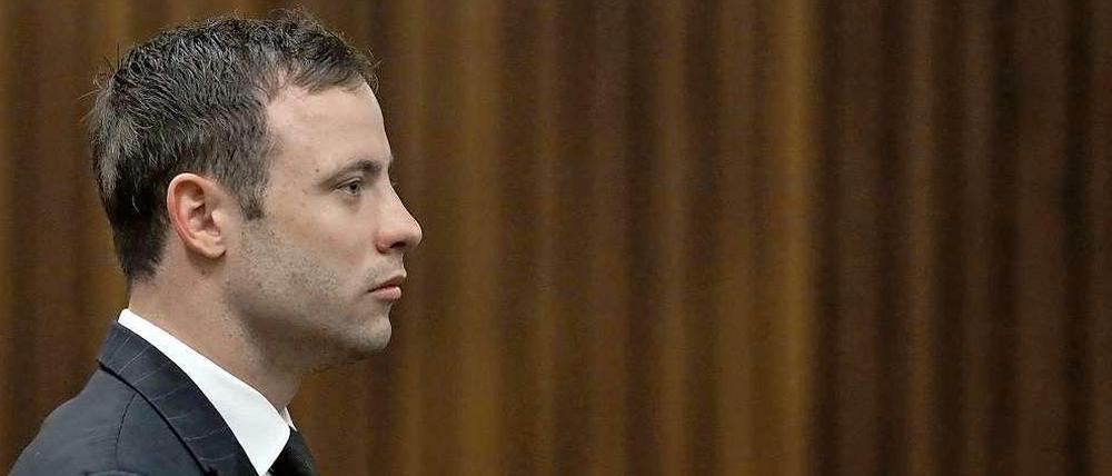 Oscar Pistorius bei der Urteilsverkündung am Freitag.