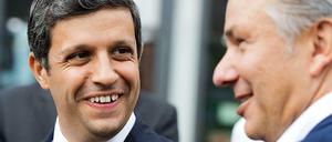 Raed Saleh und Klaus Wowereit. 