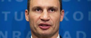 Vitali Klitschko, Bürgermeister von Kiew. 