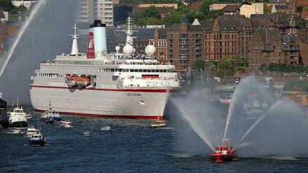Spritzig. So begrüßte Hamburg die Olympiamannschaft, als sie von den Spielen 2012 in London zurückkehrte.