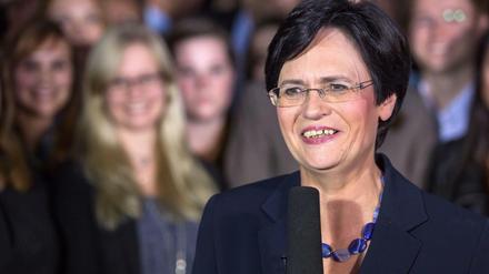 Siegerin mit ungewissen Aussichten: Christine Lieberknecht muss sich mit einer starken Opposition und einem möglichen linken Bündnis herumplagen.