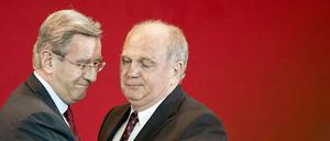 Karl Hopfner (l.) und Uli Hoeneß.