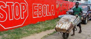 Wandbild in Monrovia. 