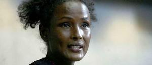 Waris Dirie bei einer UN-Konferenz im Jahr 2004