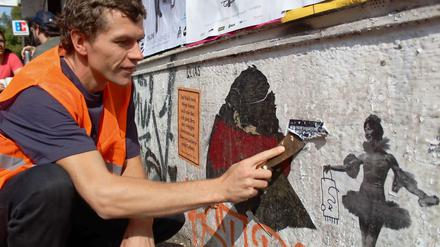 Für Janke gehört die Streetart zu Berlin.