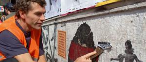 Für Janke gehört die Streetart zu Berlin.