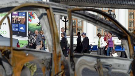 Leben in Donezk im Zeichen des militärischen Konflikts