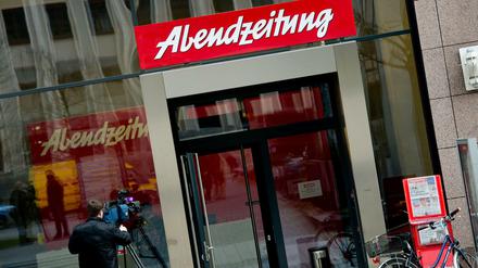 Aus ihrem alten Verlagsgebäude musste die "Abendzeitung ausziehen".