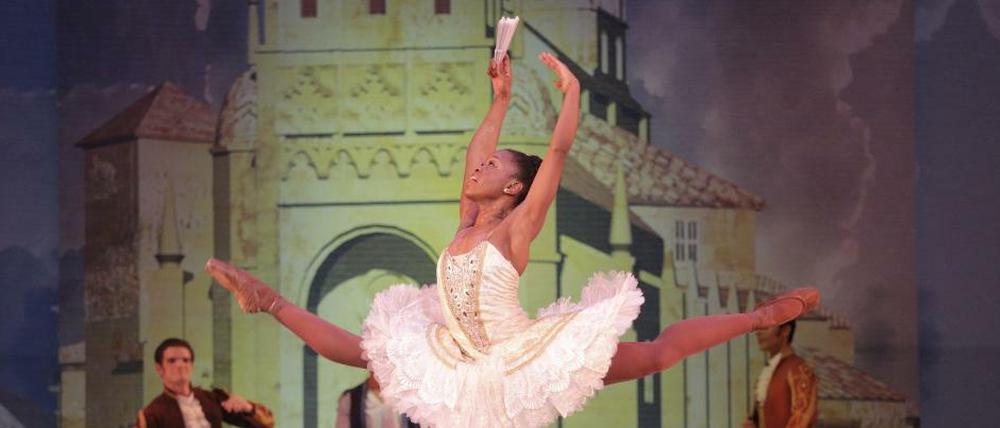 Michaela DePrince bei einer Aufführung in Südafrika.