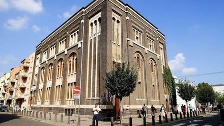In dieser Brüsseler Synagoge haben Unbekannte ein Feuer gelegt.