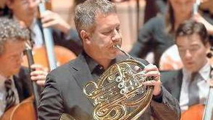 Stefan Dohr bei seinem Auftritt in der Philharmonie.