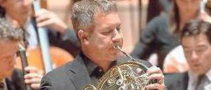 Stefan Dohr bei seinem Auftritt in der Philharmonie.