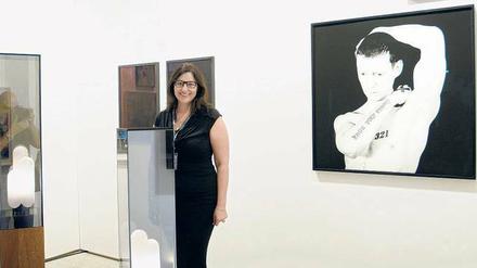 Aufgeräumt. Die Berliner Galeristin Anna Jill Lüpertz zeigt unter anderem Arbeiten von Markus Keibel und Amir Fattal.