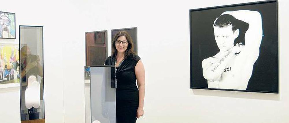 Aufgeräumt. Die Berliner Galeristin Anna Jill Lüpertz zeigt unter anderem Arbeiten von Markus Keibel und Amir Fattal.