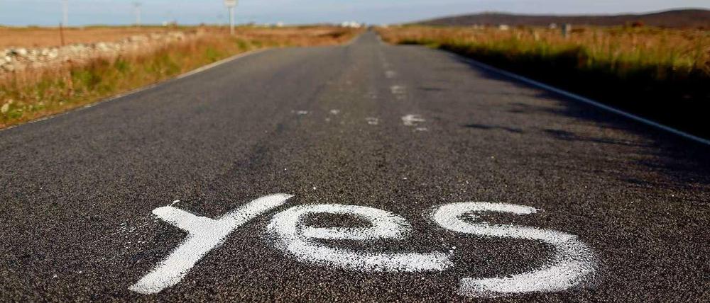 Ja, nein oder jein? Die Schotten stimmen über die Unabhängigkeit von Großbritannien ab.