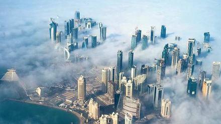 Minimetropole am Persischen Golf: Katars Hauptstadt Doha zählt zwar nur knapp 800 000 Einwohner, bei deutschen Unternehmern genießt sie trotzdem hohe Beliebtheit – die Exporte steigen seit Jahren. Foto: dpa