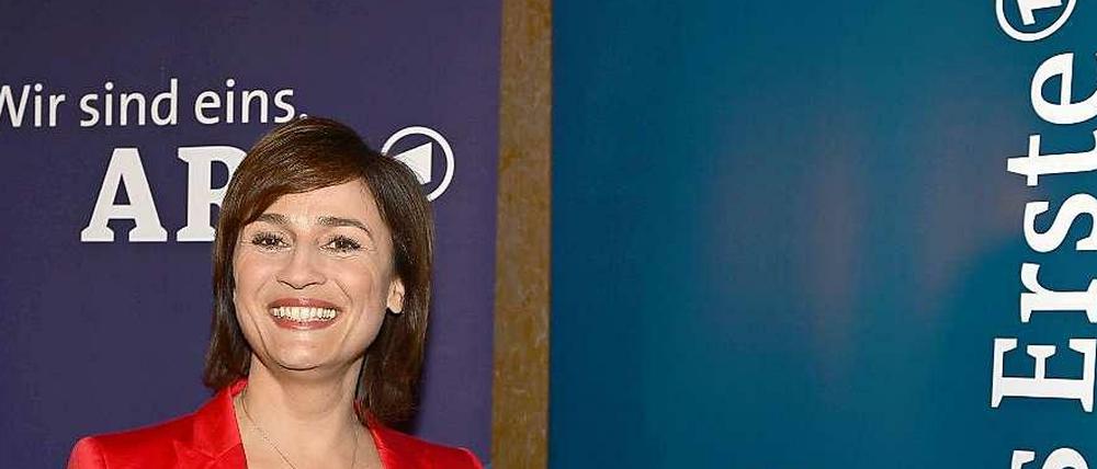 Zeigt die Zähne, hatte am Dienstag aber keinen Biss: Sandra Maischberger.
