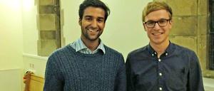 In Einigkeit für die Unabhängigkeit Schottlands: Gurpreet Bilon und David McGraw „Schottland ist im Vereinigten Königreich sozial benachteiligt“, sagt Gurpreet Gilon. „Das ist eine einmalige Chance“.