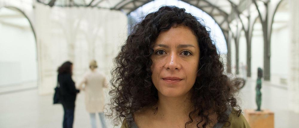 Die Künstlerin Mariana Castillo Deball im Hamburger Bahnhof.