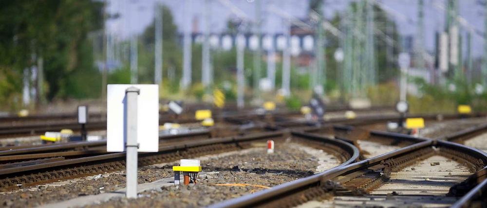 Die können ordentlich quietschen: Bahnschienen.