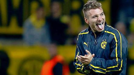 Ciro Immobile freute sich nach dem Spiel über seinen Treffer.
